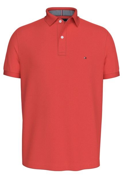 Polo Naranja 1985 De Corte Regular Tommy Hilfiger