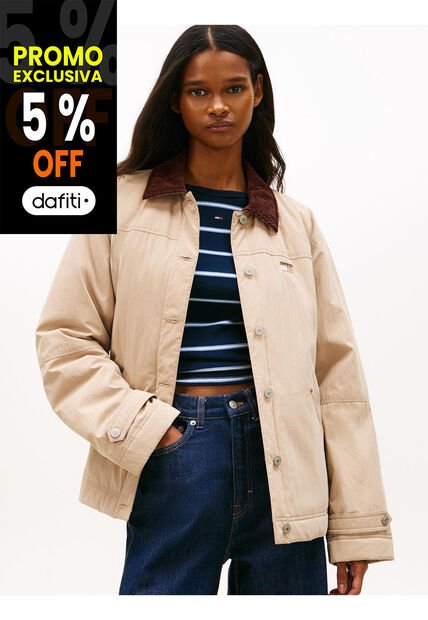 Rompe Café Viento Con Parche Tommy Tommy Jeans