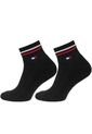 Pack Negro De 2 Calcecines Con Logo Tommy Hilfiger de Tommy Hilfiger