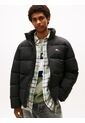 Chaqueta Negra Acolchada Con Efecto Arrugado Tommy Jeans de Tommy Hilfiger