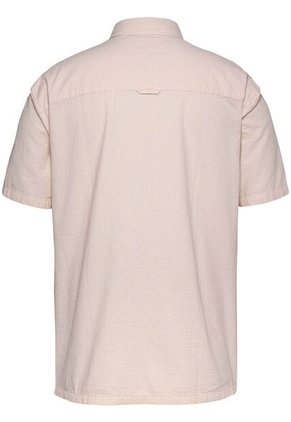 Camisa Rosa De Rayas Con Manga Corta Tommy Jeans