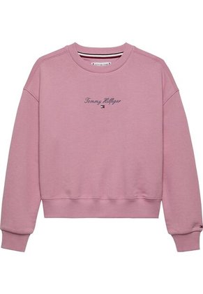Saco Rosado Con Logo Script Tommy Hilfiger