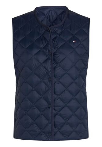 Chaleco Azul Acolchado Con Relleno De Plumón Tommy Hilfiger Tommy Hilfiger