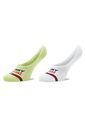 Pack De 2 Calcetines Invisibles Blanco-Amarillo Tommy Hilfiger de Tommy Hilfiger