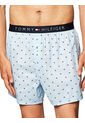 Boxer Suelto Celeste Con Diseño De Banderas Tommy Hilfiger de Tommy Hilfiger