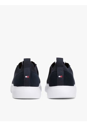 Tenis Azul De Punto Estilo Calcetín Tommy Hilfiger