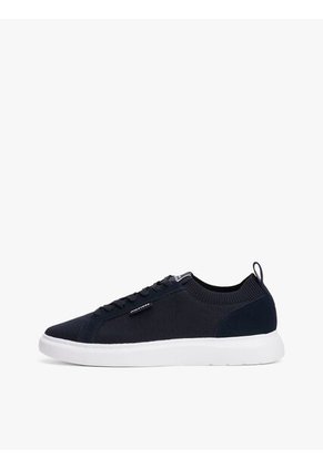 Tenis Azul De Punto Estilo Calcetín Tommy Hilfiger
