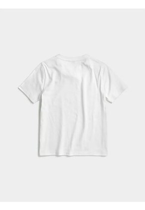 Camiseta De Niña Blanca Nantucket Con Logo Adaptive Tommy Hilfiger