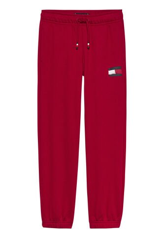 Joggers Rojo De Corte Regular Con Logo Tommy Hilfiger Tommy Hilfiger
