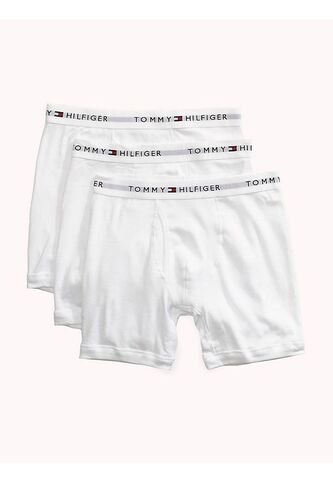 3 Pack De Boxer Brief Blancos En Algodón Tommy Hilfiger Tommy Hilfiger