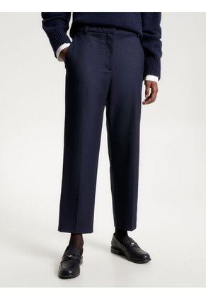 Pantalón Azul Chino De Pierna Recta Y Corte Slim Tommy Hilfiger