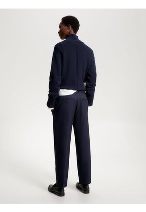 Pantalón Azul Chino De Pierna Recta Y Corte Slim Tommy Hilfiger