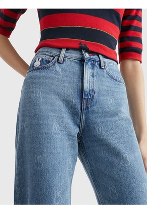 Jeans Azul De Corte Amplio X Miffy Para Mujer  Tommy Hilfiger