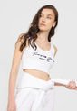 Crop Top Blanco-Azul-Rojo Tommy Jeans de Tommy Hilfiger
