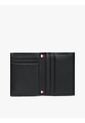 Billetera Negra De Cuero Con Monedero Y Logo Tommy Hilfiger de Tommy Hilfiger