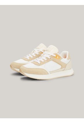 Tenis Blanco Elevated Con Suela Dentada Fina Tommy Hilfiger
