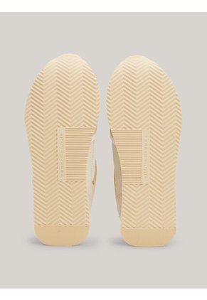 Tenis Blanco Elevated Con Suela Dentada Fina Tommy Hilfiger