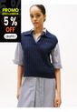 Polo Multicolor De Punto Trenzado Sin Mangas Tommy Hilfiger de Tommy Hilfiger