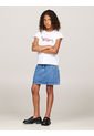 Camiseta Blanca Con Logo Floral Para Niña Tommy Hilfiger de Tommy Hilfiger