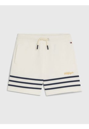 Pantalón Corto Con Rayas Marineras Niña Blanco Tommy Hilfiger