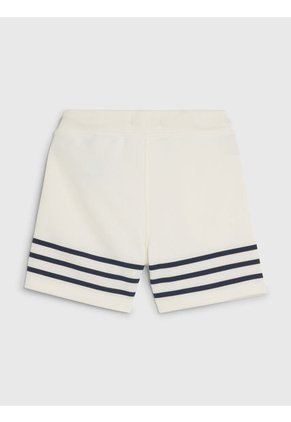 Pantalón Corto Con Rayas Marineras Niña Blanco Tommy Hilfiger