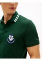 Polo Verde De Corte Regular Con Escudo Tommy Hilfiger de Tommy Hilfiger
