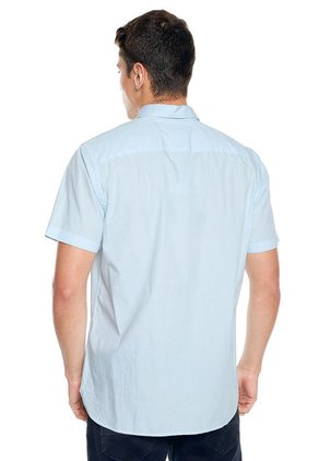 Camisa Azul Tommy Hilfiger