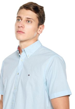Camisa Azul Tommy Hilfiger
