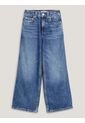 Jeans Azul Niña Con Pierna Ancha Y Lavado Oscuro Tommy Hilfiger de Tommy Hilfiger