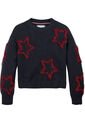 Saco Azul Niña Oscuro Tejido Holgado Con Estrellas Tommy Hilfiger de Tommy Hilfiger
