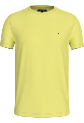 Camiseta Amarilla Essential Con Logo Tommy Hilfiger