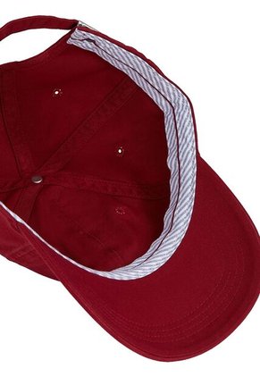 Gorra Roja De Béisbol Con Logo Bordado Tommy Hilfiger
