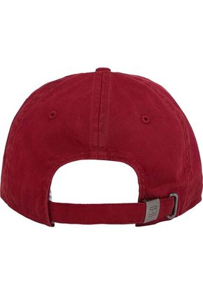Gorra Roja De Béisbol Con Logo Bordado Tommy Hilfiger