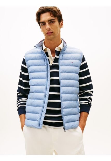 Chaleco Azul Plegable En Tejido Que Repele El Agua Tommy Hilfiger