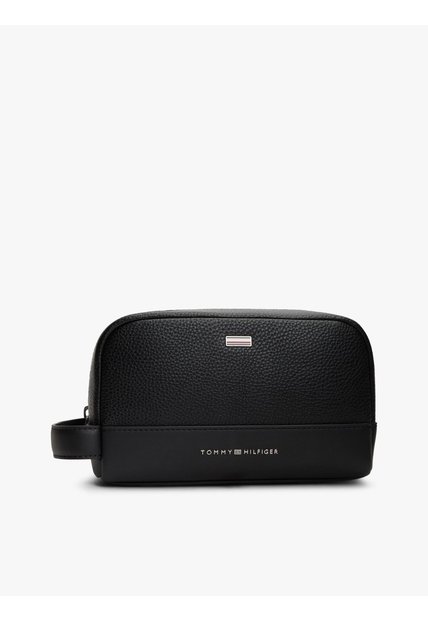 Neceser Negro TH Central Con Asa Lateral Tommy Hilfiger