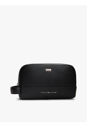 Neceser Negro TH Central Con Asa Lateral Tommy Hilfiger