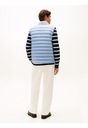 Chaleco Azul Plegable En Tejido Que Repele El Agua Tommy Hilfiger