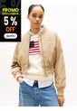 Chaqueta Naranja Bomber Corta Repelente Al Agua Tommy Hilfiger de Tommy Hilfiger