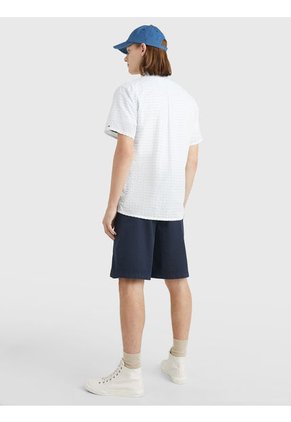 Camisa De Cuadros De Manga Corta Hombre  Tommy Hilfiger