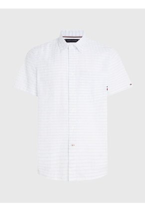 Camisa De Cuadros De Manga Corta Hombre  Tommy Hilfiger