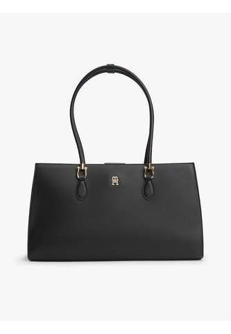 Bolso Negro Satchel TH Tommy Hilfiger Tommy Hilfiger