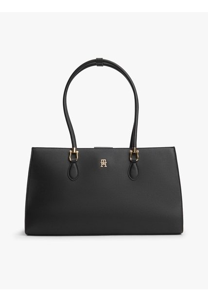 Bolso Negro Satchel TH Tommy Hilfiger