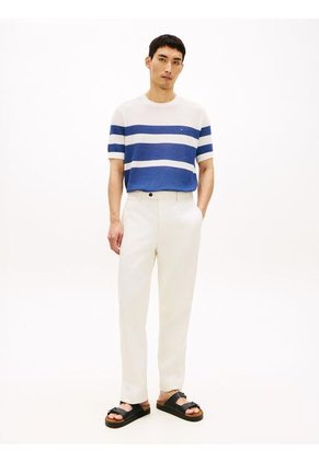 Camiseta Azul Con Diseño Color Block Con Logo Tommy Hilfiger