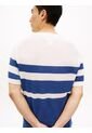 Camiseta Azul Con Diseño Color Block Con Logo Tommy Hilfiger de Tommy Hilfiger