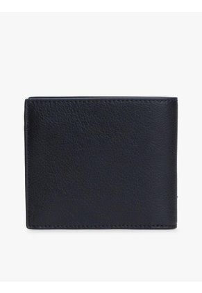 Billetera Negra Heritage Con Cuero Tommy Hilfiger