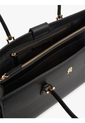 Bolso Negro Satchel TH Tommy Hilfiger