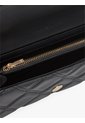 Billetera Negra Acolchada Con Monograma TH Y Correa Tommy Hilfiger de Tommy Hilfiger