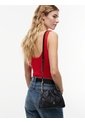 Bolso Negro Mensajero Acolchado Con Cadena Y Monograma Tommy Hilfiger de Tommy Hilfiger