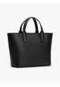 Bolso Negro Tote Con Correa Cruzada Textil Tommy Hilfiger de Tommy Hilfiger