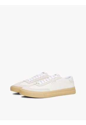 Tenis Beige Con Suela Cupsole A Contraste Tommy Hilfiger